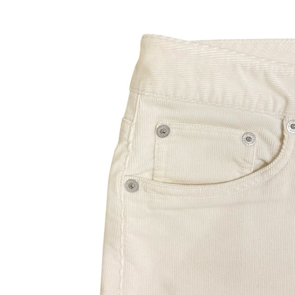 Vineyard Vines winter white corduroy modal cotton 5 pocket design pants size 8 - Picture 6 of 9